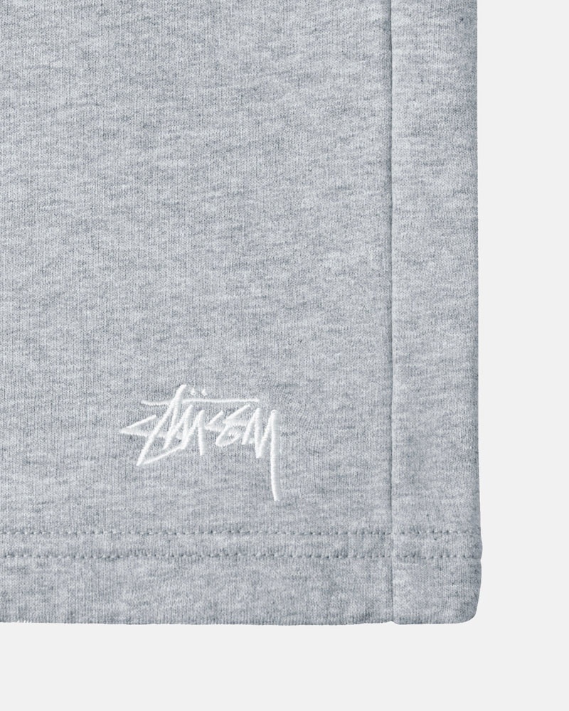 Grey Stüssy Stock Logo Sweat Shorts | UAE XLK452639