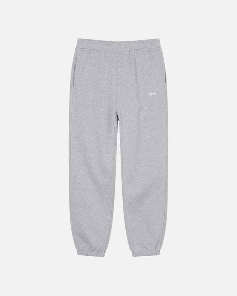 Grey Stüssy Stock Logo Sweatpants | UAE KTX951367