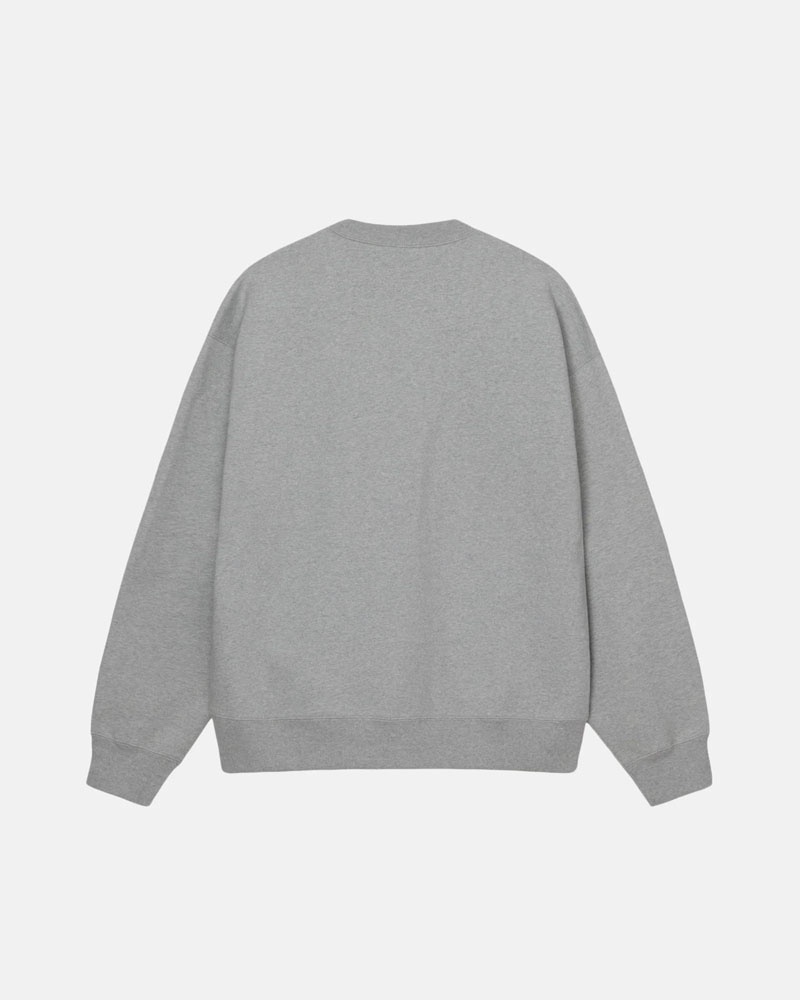 Grey Stüssy & NK Fleece Crew Sweatshirt | UAE NTU512670