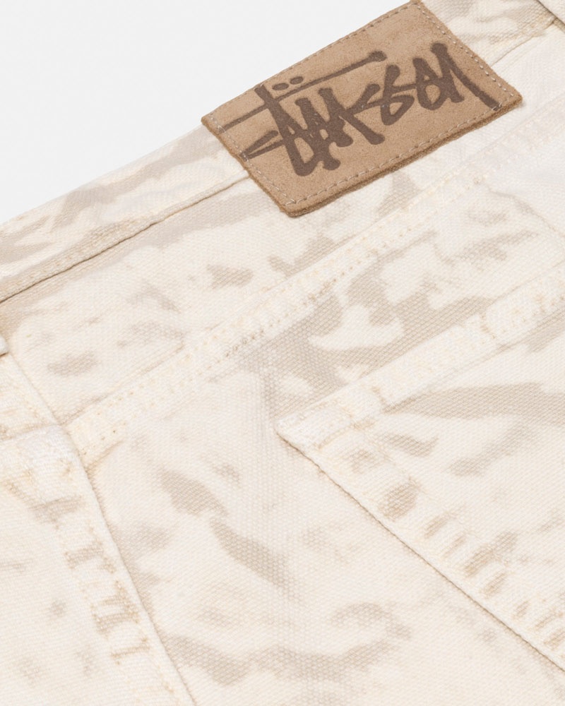 Khaki Stüssy Big OL' Jean Distressed Canvas Jeans | UAE JHS293654