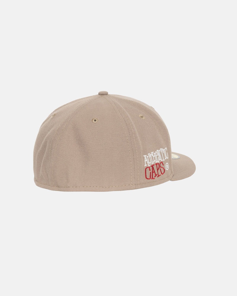 Khaki Stüssy New Era 59Fifty Authentic Cap | UAE MBP901743