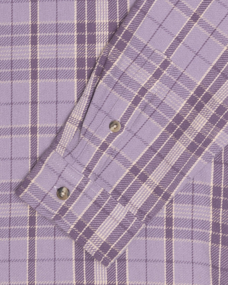 Lavender Stüssy Stones Plaid Shirts | UAE XZS813976