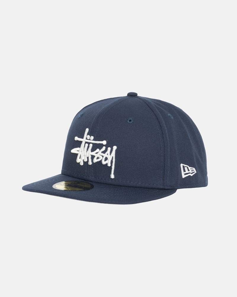 Navy Stüssy New Era 59Fifty Authentic Cap | UAE FUT572019