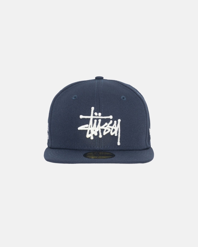 Navy Stüssy New Era 59Fifty Authentic Cap | UAE FUT572019