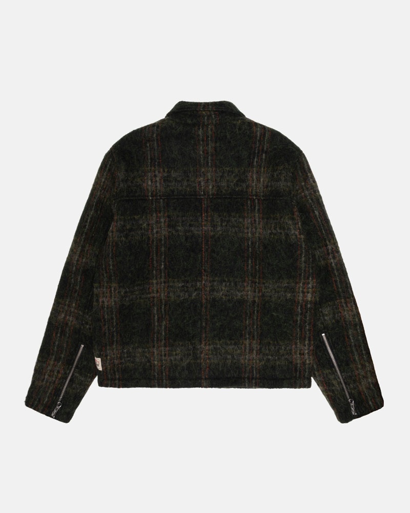 Olive Stüssy Mohair Club Jacket | UAE BMI906875