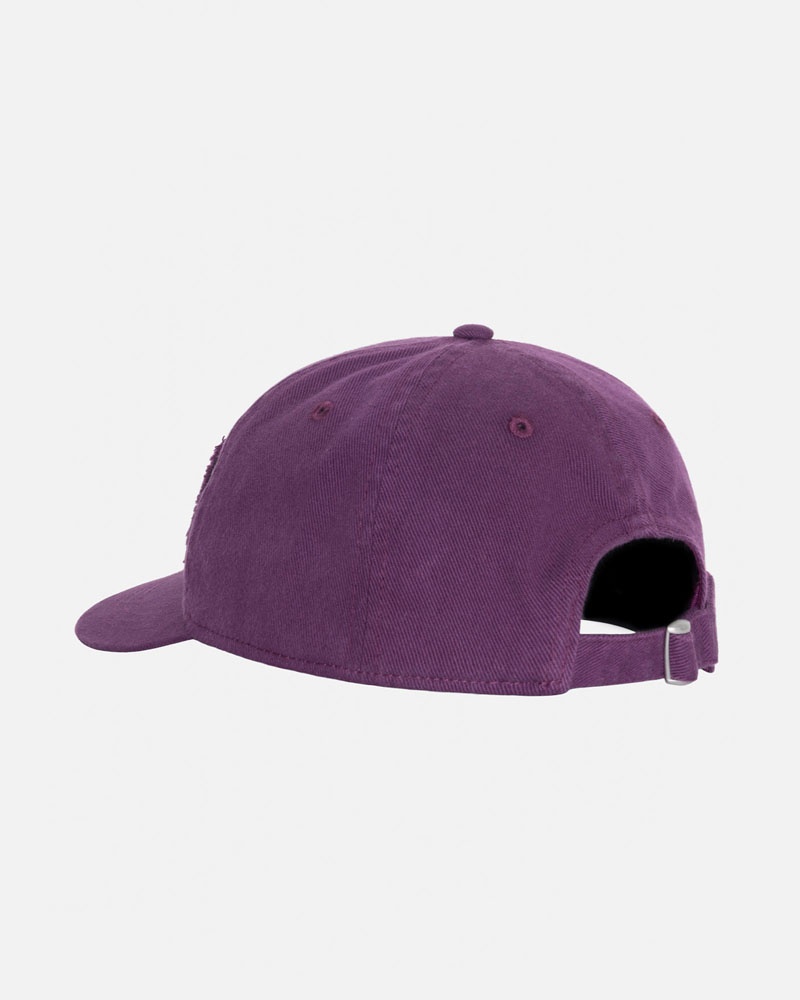 Purple Stüssy Low Pro Copyright Applique Strapback Cap | UAE NMD906732