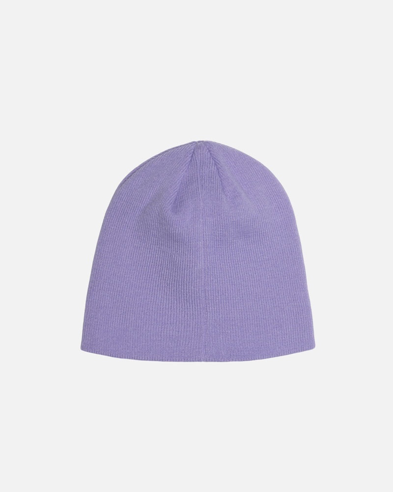 Purple Stüssy Skullcap Basic Beanie | UAE QFP193270