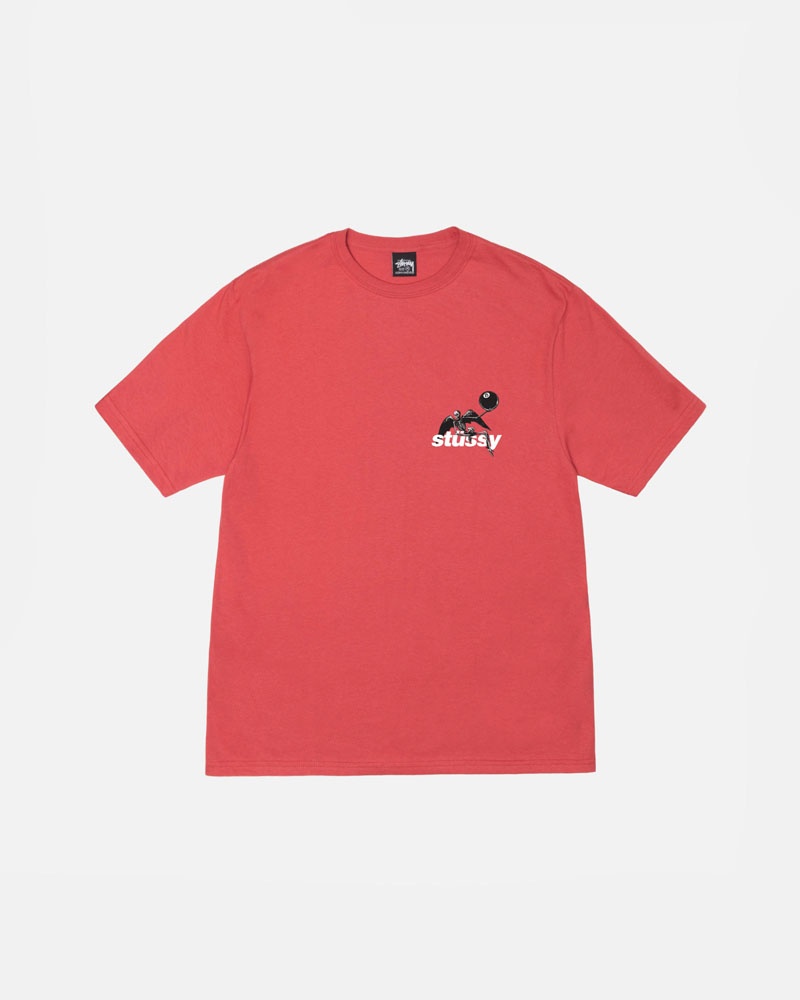 Red Stüssy Apocalypse T-Shirt | UAE CME214538