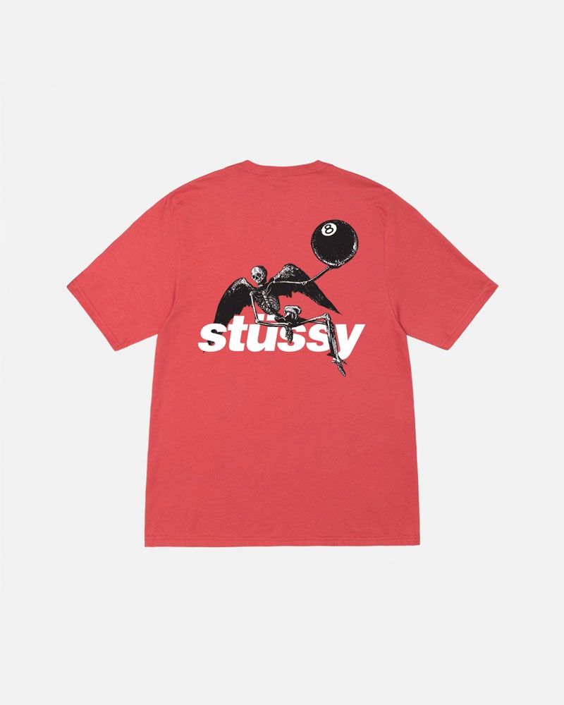 Red Stüssy Apocalypse T-Shirt | UAE CME214538