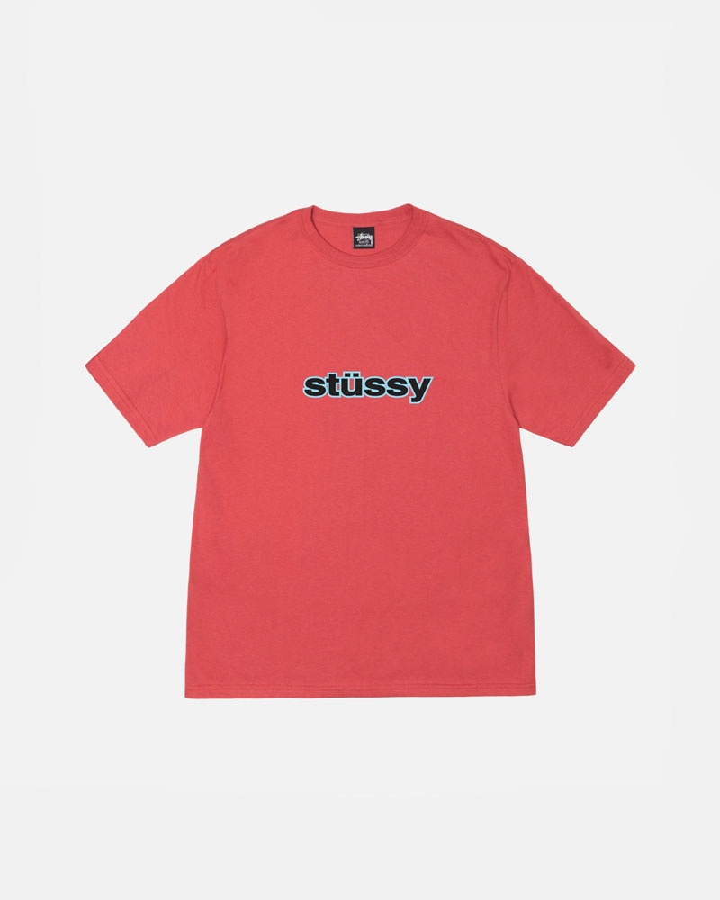 Red Stüssy SS-Link T-Shirt | UAE WBR107452