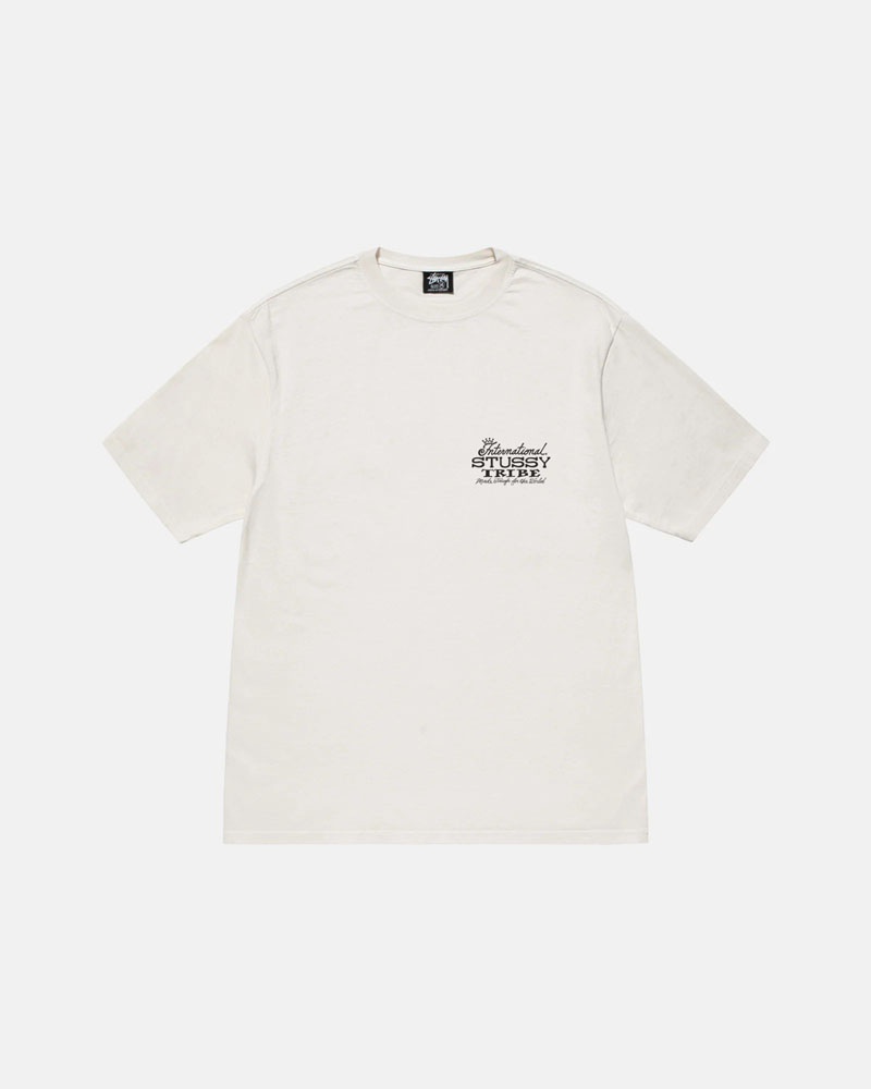 White Stüssy IST Pigment Dyed T-Shirt | UAE UVQ367542