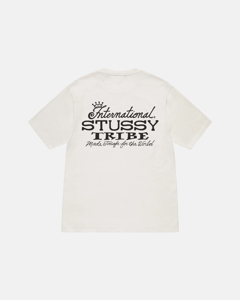 White Stüssy IST Pigment Dyed T-Shirt | UAE UVQ367542