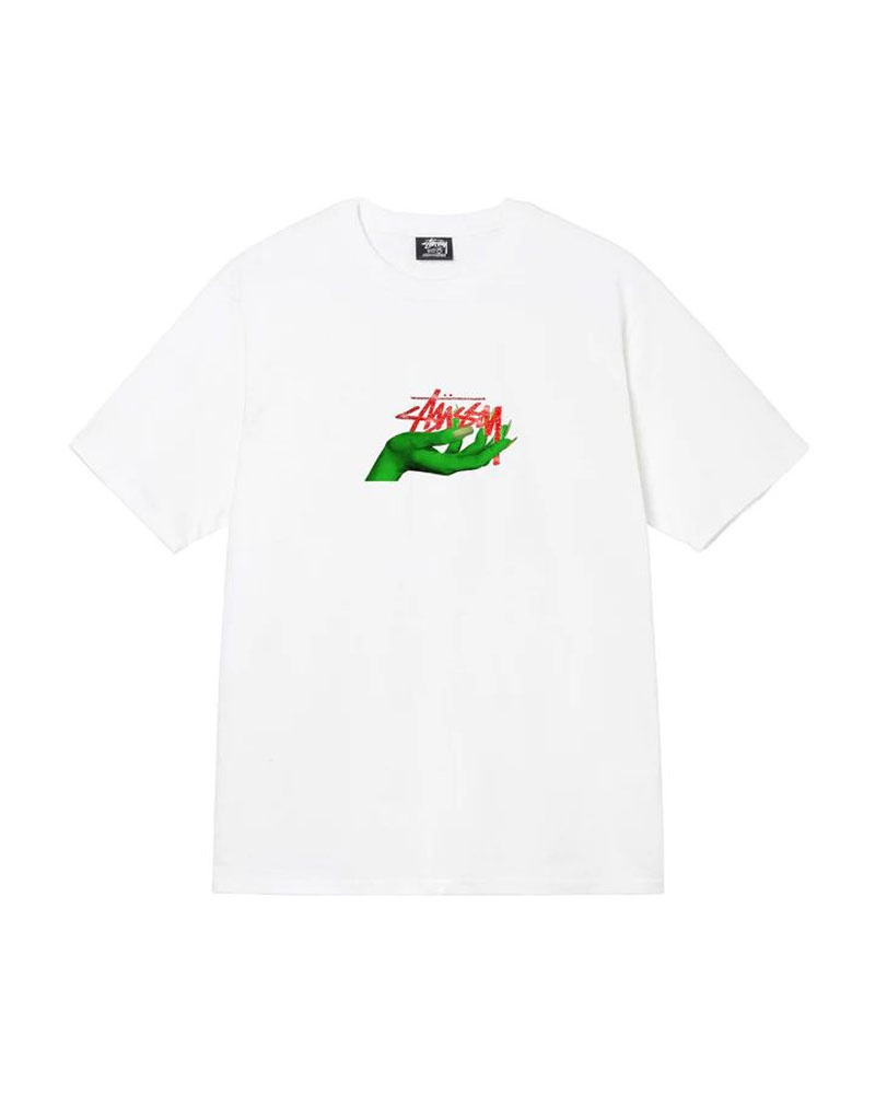 White Stüssy OZ T-Shirt | UAE LRB734965