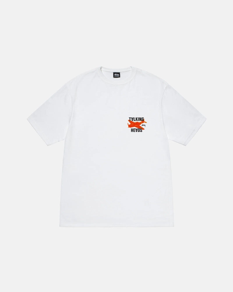 White Stüssy Talking Heads Remain In Light T-Shirt | UAE ORY248136