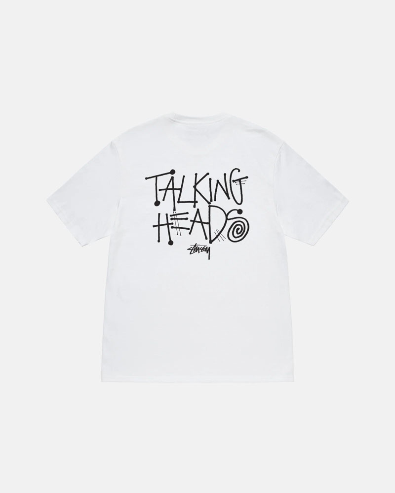 White Stüssy Talking Heads Stop Making Sense T-Shirt | UAE NFA654927