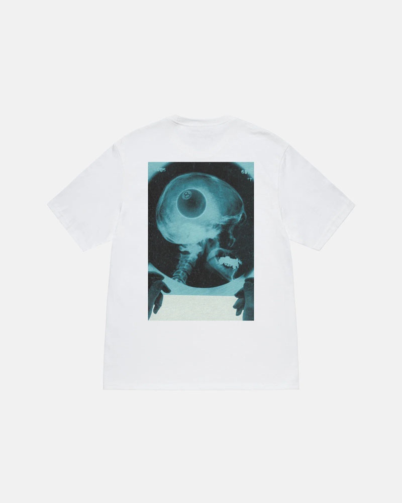 White Stüssy X-Ray T-Shirt | UAE PRH456127